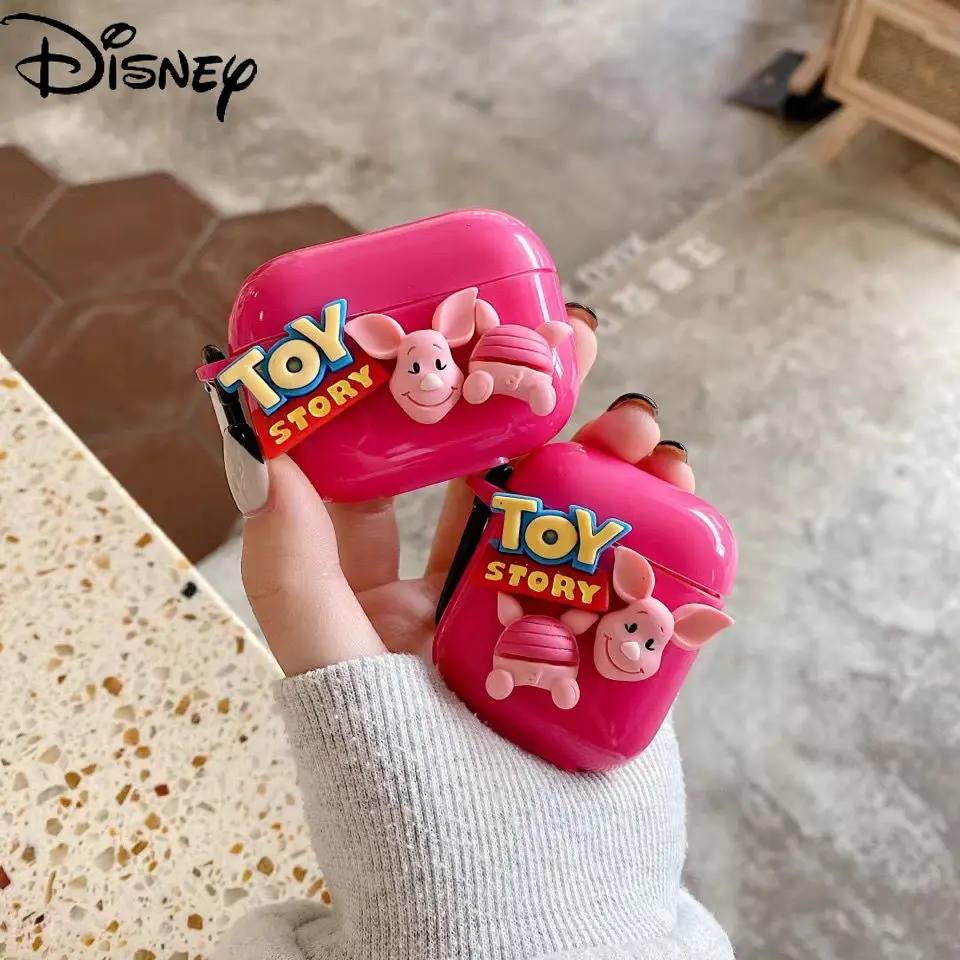 

Disney cartoon Piglet AirPods1/2 generation wirelessheadset soft protective sleeve pro3 generation girls bluetooth-compatible