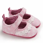 Хлопковая обувь для новорожденных девочек 0-18 месяцев, мокасины для начинающих ходить девочек