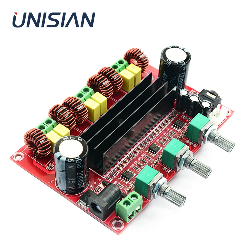Усилитель UNISIAN TPA3116 2 1 Auido Плата усилителя басов 1X 100 Вт 2X80W Chaneel Hi Fi цифровые