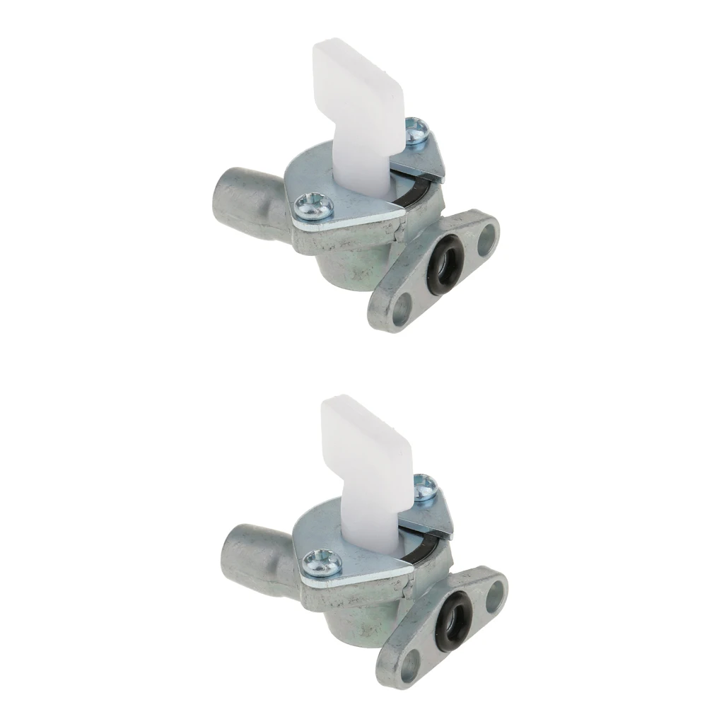 2PCS Fuel Gas Petcock Valve Switch Pump for 49cc 2 Stroke Engine Mini Motor Motorized Bicycle Bike - Silver | Автомобили и