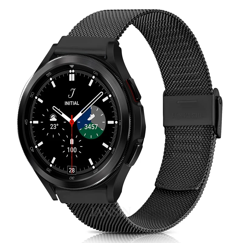 Milanese Band For Samsung Galaxy Watch 5 4 40mm 44mm Stainless Steel Metal Strap For Galaxy Watch 5 Pro 45mm 4 Classic 42mm 46mm