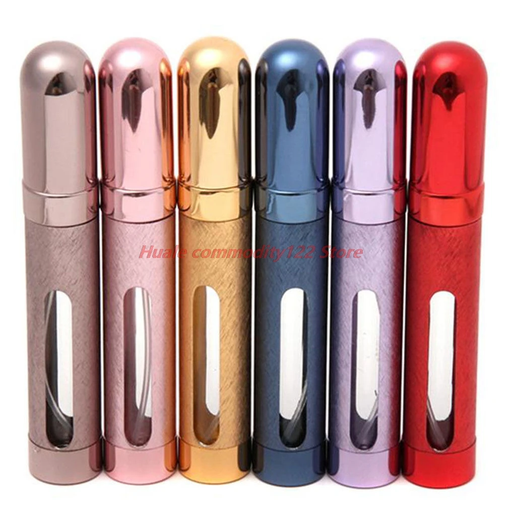 

Hot 12ML Portable Travel Cosmetic Container Perfume Bottle Refillable Mini Perfume Spray Bottle Aluminum Spray Atomizer