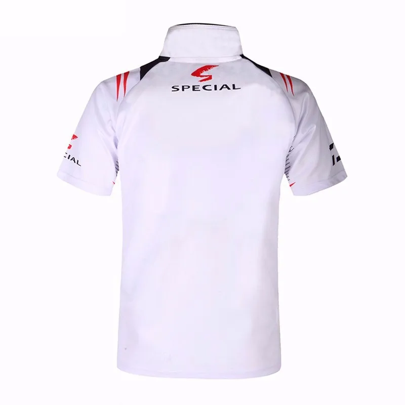 

2020 New DAIWA Men Fishing Clothes UV Sunscreen Breathable Fiber Fishing Shirts Profesional Short Sleeve Fishing Shirt Male