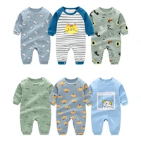 andy papa newborn rompers toddler baby boy girls sleepwear robes infant 100 cotton cute cat printed bodysuits one pieces outfit