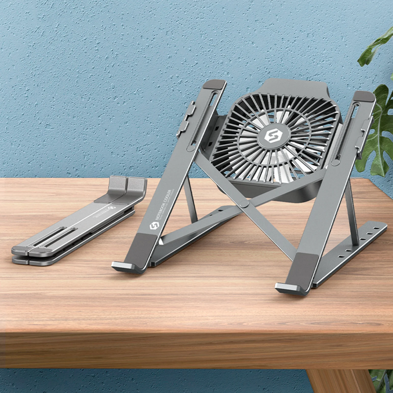

Foldable Desktop Laptop tablet Stand With Cooling Fan Heat Dissipation For HP DELL Air Pro Stand Notebook Holder Cooler