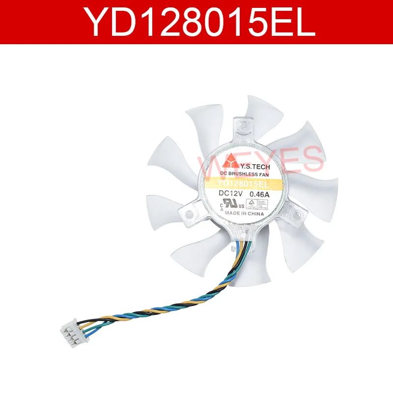 Для YD128015EL YD128015HL 0.46A DC12V четыре линии вентилятора видеокарты для GTS250 HD4870|Кулеры и