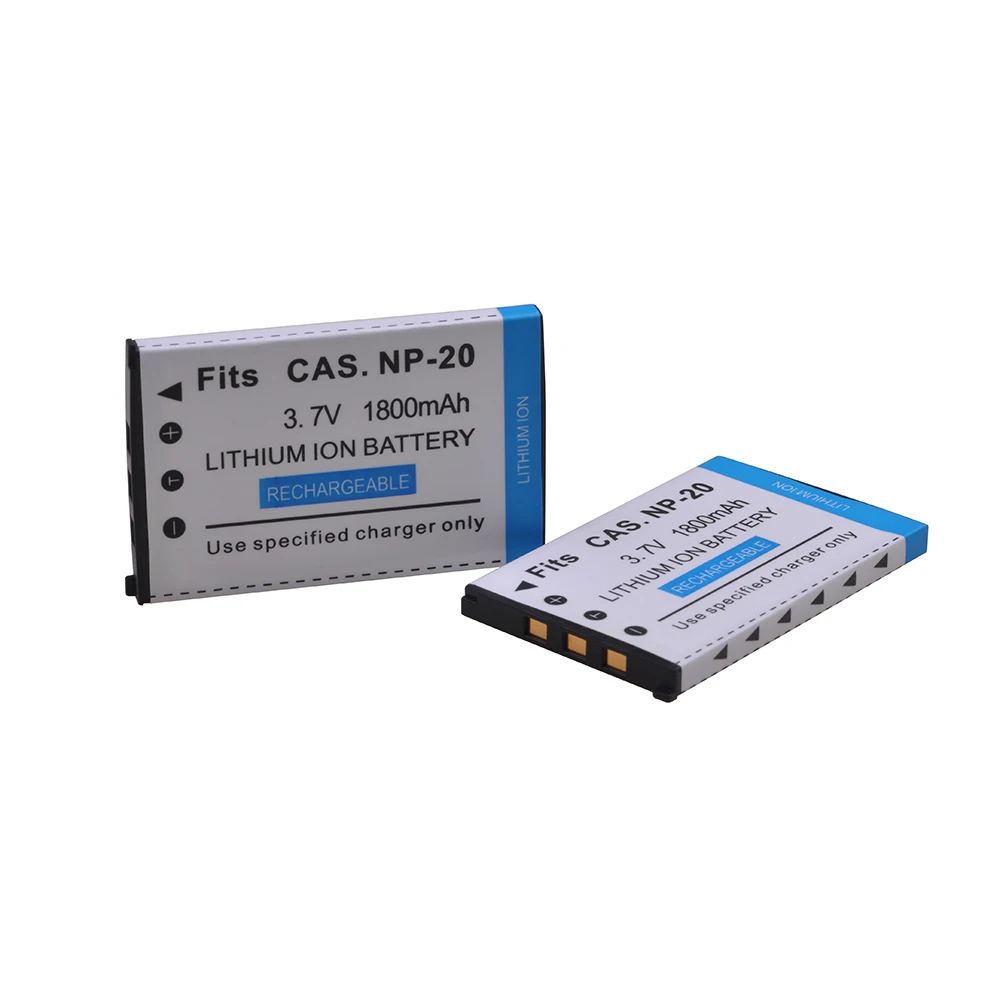 

1800mAh NP-20 NP20 NP 20 Camera Battery for CASIO Exilim EX-M1 M2 S1 S1PM S2 S3 S4 Z3 Z4 S100 Z8 Z40 Z65 z70 Z75 S20 s770