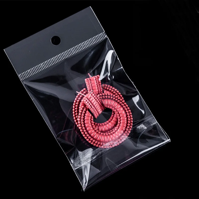 Самоклеящиеся пластиковые пакеты Opp 100 шт. 6 размеров прозрачная подвесная саше