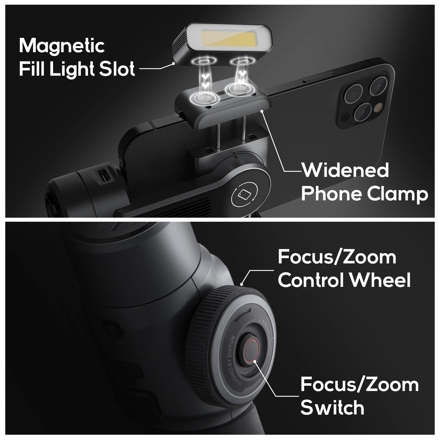 Ручной Стабилизатор ZHIYUN Smooth 5 3-осевой стабилизатор для смартфонов iPhone 13 PRO Huawei/Xiaomi