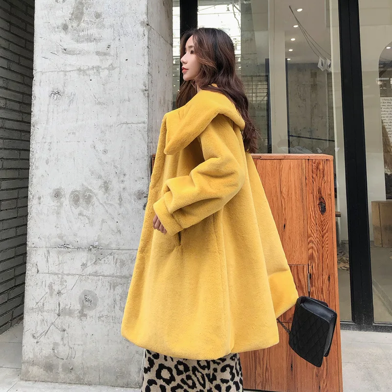 Новинка роскошное длинное винтажное пальто ZADORIN из искусственного меха с большим