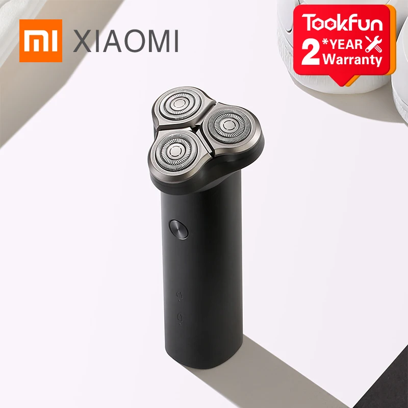 Портативная электробритва XIAOMI MIJIA S300 умная Гибкая бритва триммер для бороды 3