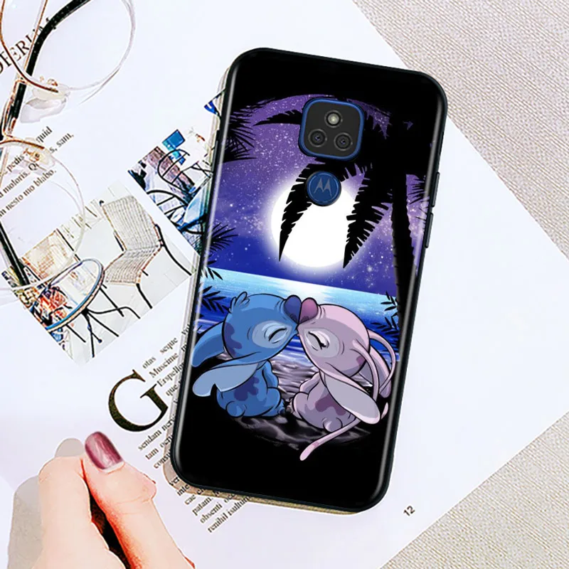 Lilo Stitch Cartoon For Motorola G9 G8 G Stylus Power One Fusion Hyper Edge E7 E6 Plus Play Lite Soft Phone Case