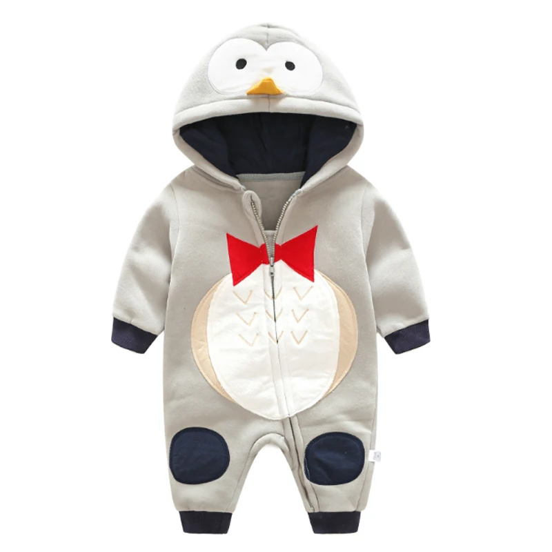 Осенне зимняя хлопковая одежда для новорожденных с длинными рукавами маленьких