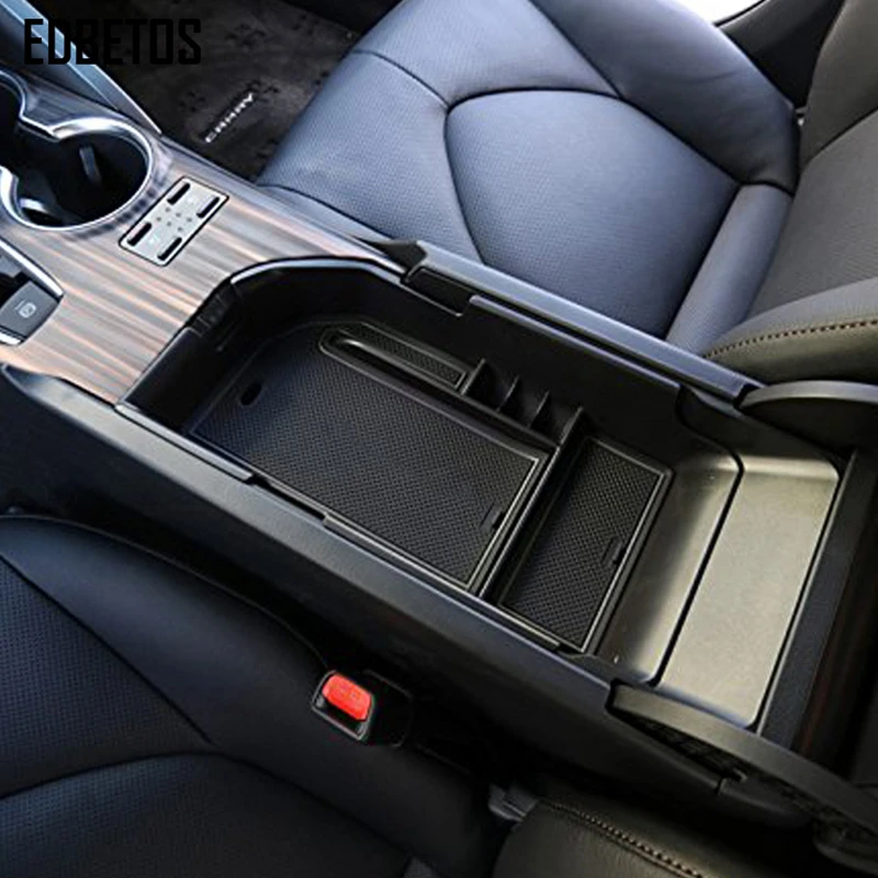 Подлокотник вторичная коробка лоток для хранения консоли подходит Toyota Camry XV70 L LE SE
