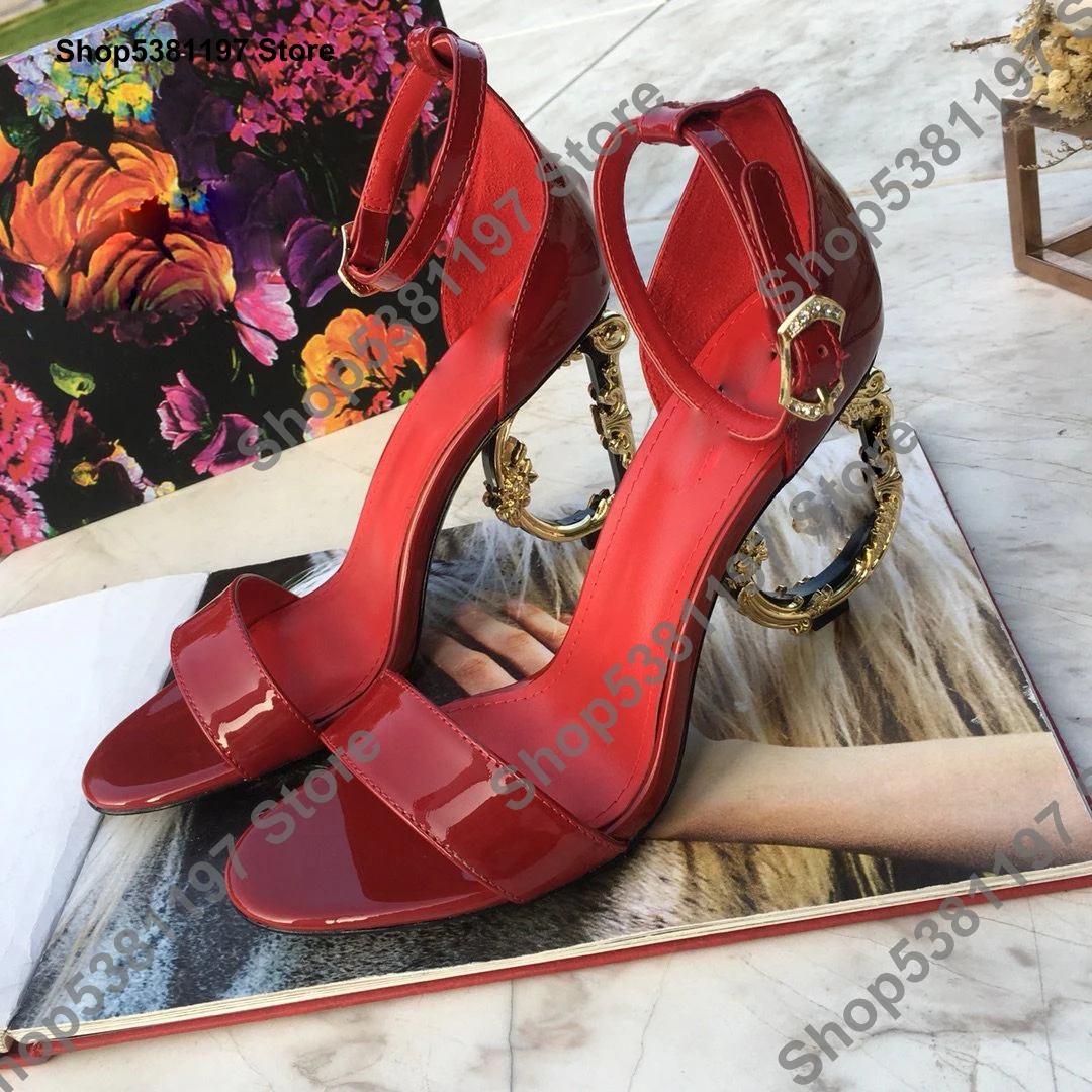 2019 итальянские брендовые босоножки на высоком каблуке 6 цветов Роскошные
