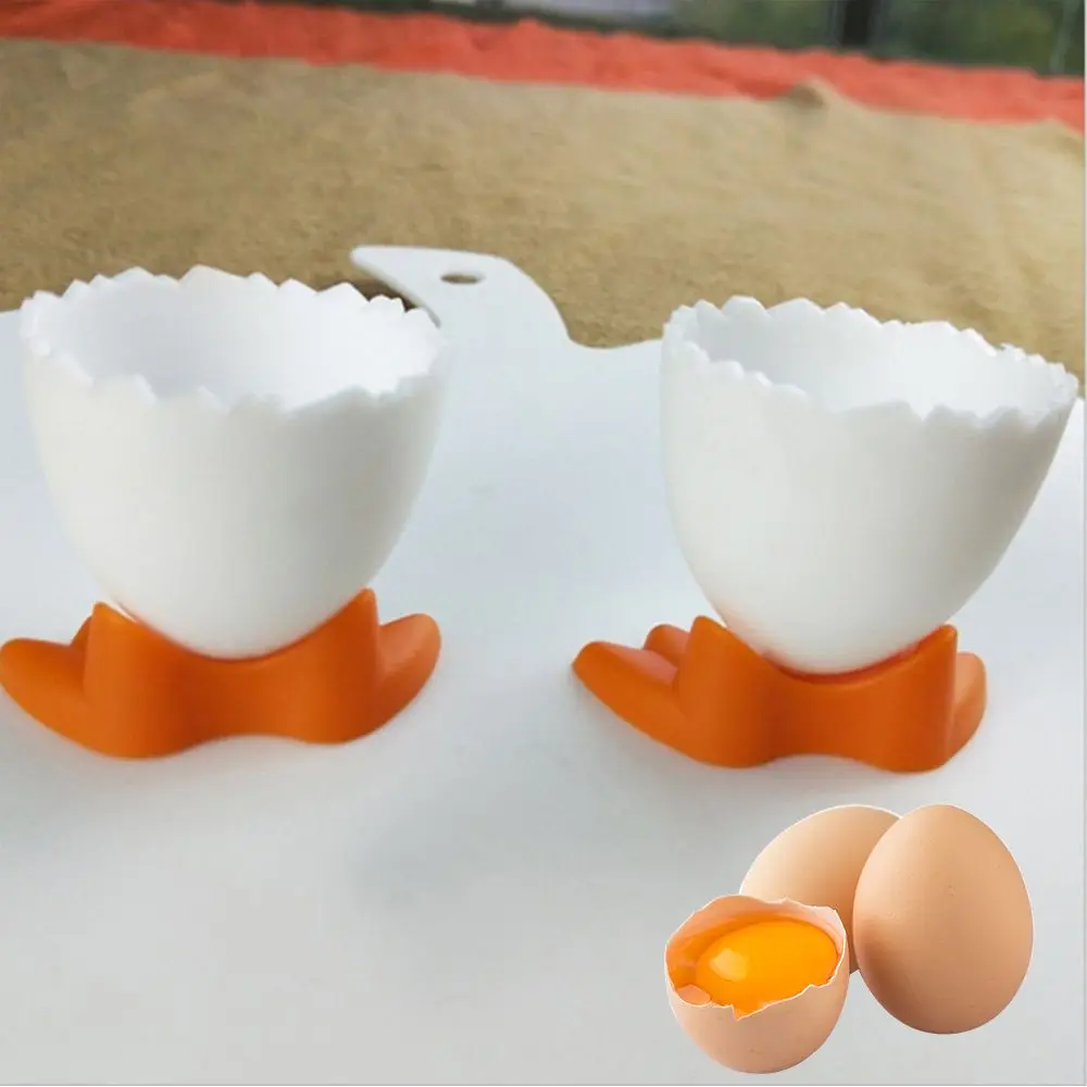 1/2/4Pcs New Cute Opener Cooking Tool Creative Separator Eggs Container Kitchen Supplies Egg Cup Holder