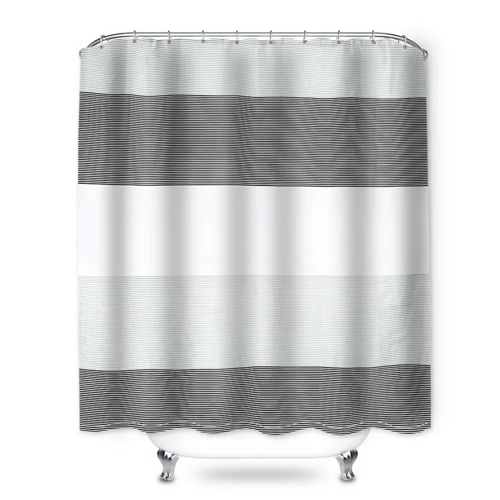 180 см * полосатая ванная душевая занавеска из полиэстеровой ткани для душа s Ванна