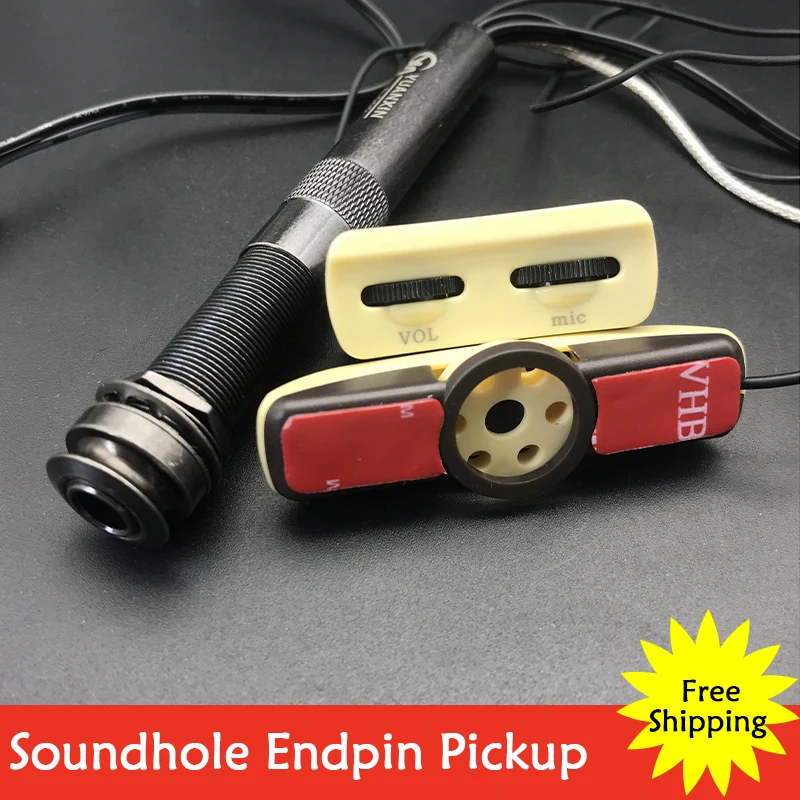 Soundhole акустическая фолк и классической гитары ракета эквалайзер Piezo Палочки звук