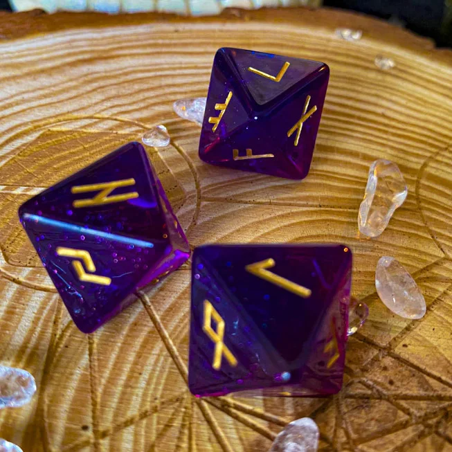 3 шт./лот Starry Rune акриловые кости Tarot аксессуары отправляемая сумка|Кубики| |