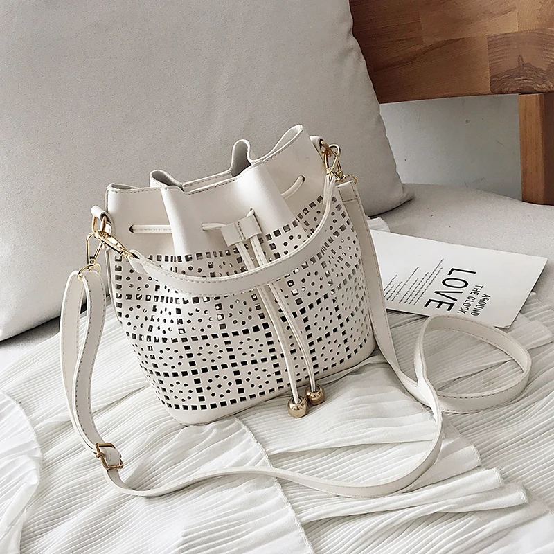 Женские сумки, сумки известных брендов, открытая пляжная сумка Bolsa Feminina с деревянной ручкой, сумки-тоут из искусственной кожи, сумка на плечо, кошельки - Цвет: Бежевый