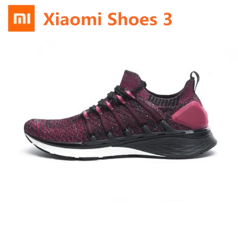 Новинка Xiaomi Mijia Sneaker 3 мужские кроссовки 3 Uni-moulding 2,0 Fishbone Lock system эластичный вязаный вамп амортизирующая подошва