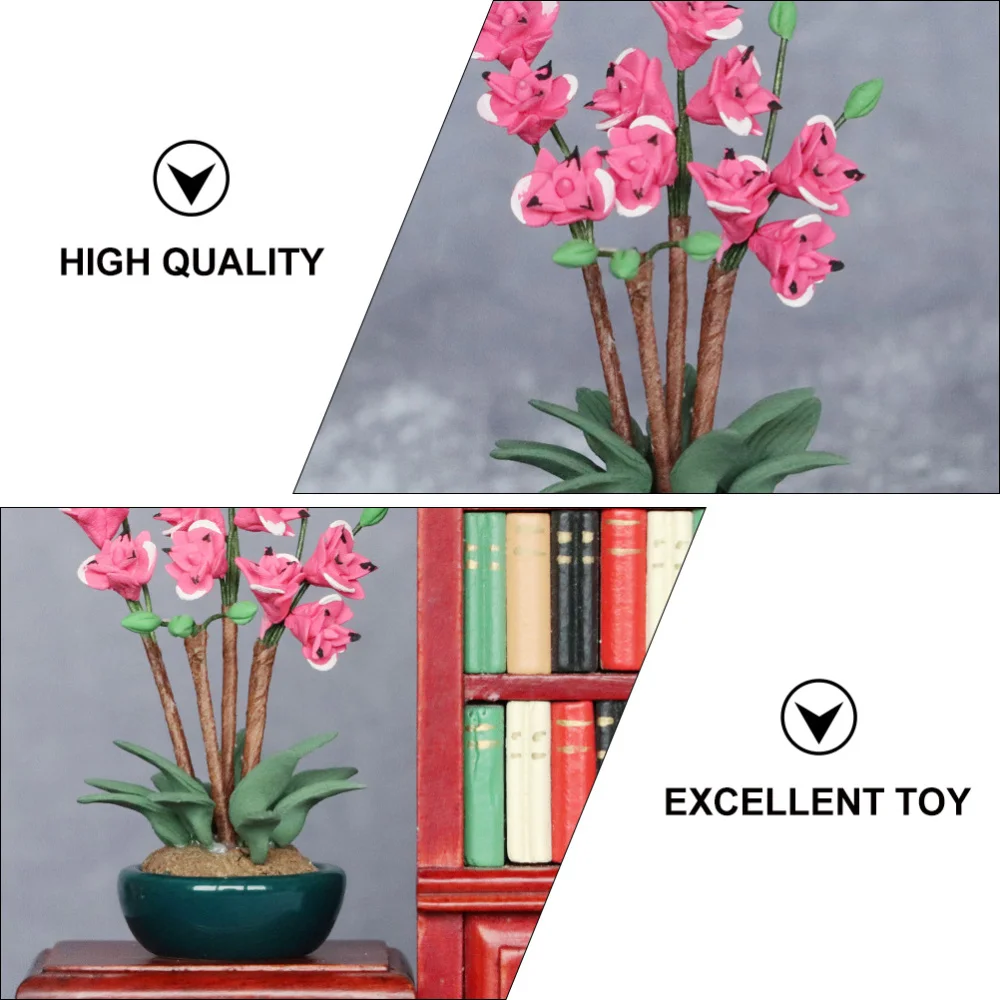 

1pc Mini Simulation Plant Mini Furniture Decoration Simulation Pot