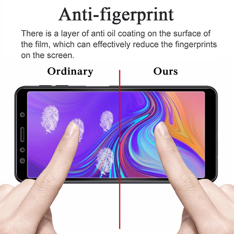 Защитная пленка для экрана Samsung Galaxy A6 2018 A9 A8 A7 A5 из закаленного стекла 9H 6 7 8 9 5 |