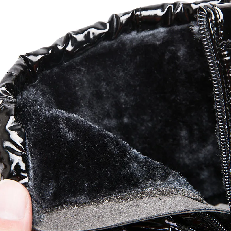 Женские ботинки водонепроницаемая зимняя обувь женские зимние на низком каблуке