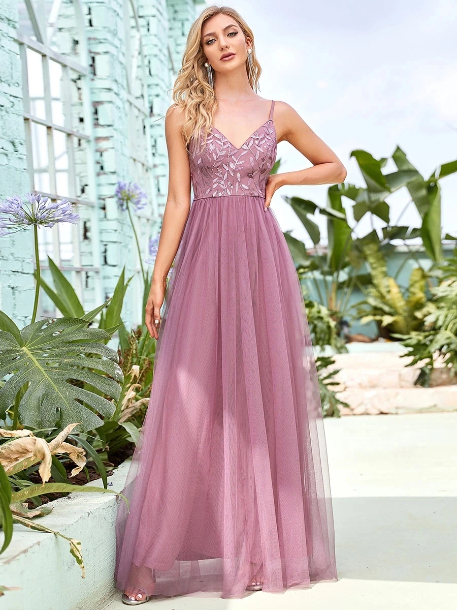 

Adorable A Line Silhouette Floor Length Wholesale Evening Dress