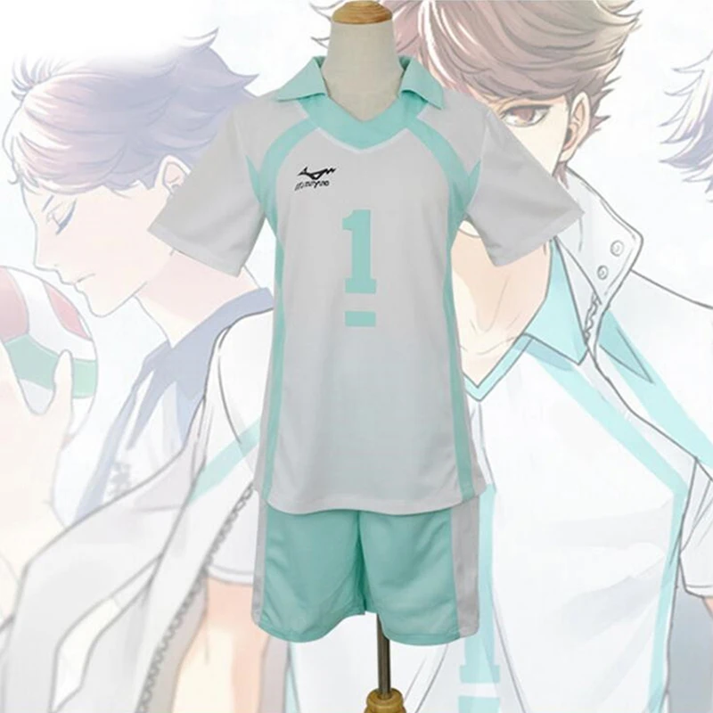 Haikyuu Kageyama Tobio Aoba Johsai Koushi Sugawara Oikawa Tooru Косплей Костюм Униформа Джерси аниме косплей
