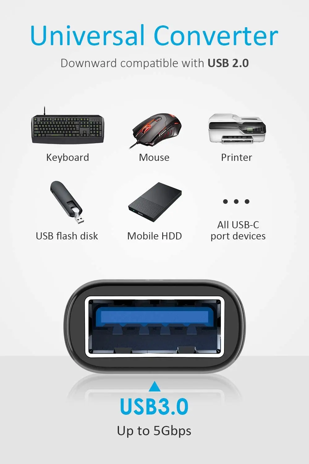 Переходник с USB C на 3 0 переходник OTG со штекером Type гнездо для 2020 2016 MacBook Pro новый iPad