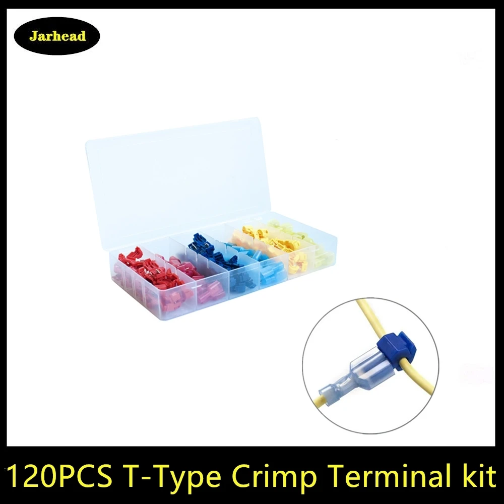 Обжимные клеммы Т-образные 120 шт. | Обустройство дома