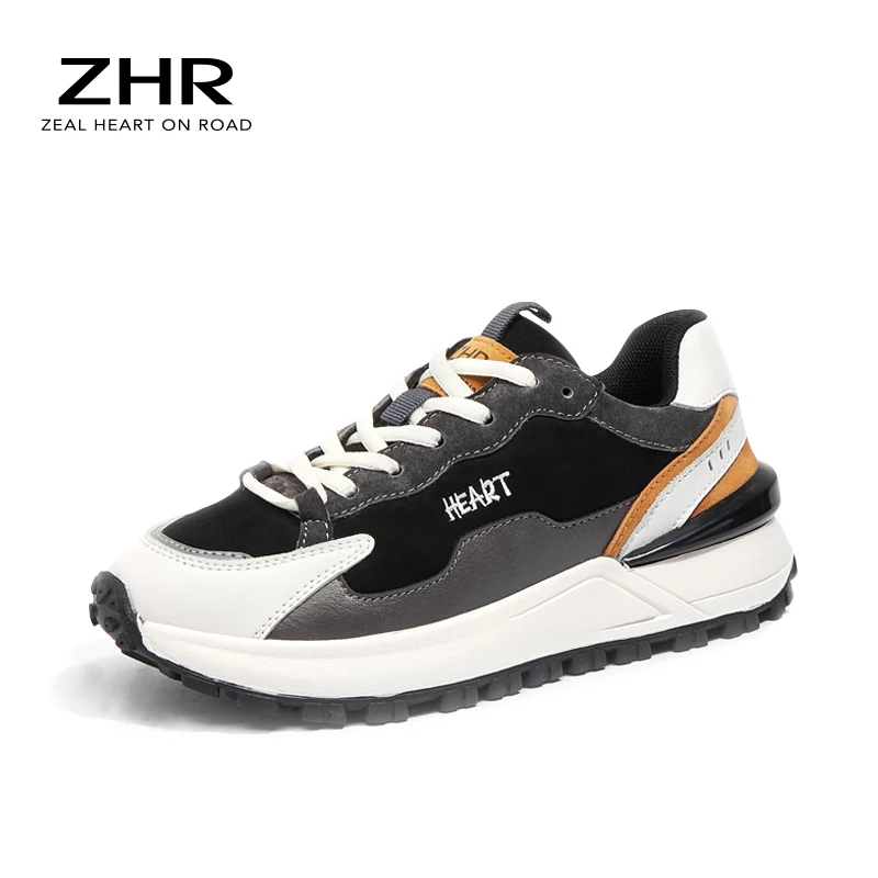 

2021 Spring Running Trainers Women Sneakers Casual Shoes Leather Platform Vulcanize Shoes Fashion Tennis Walking Shoe