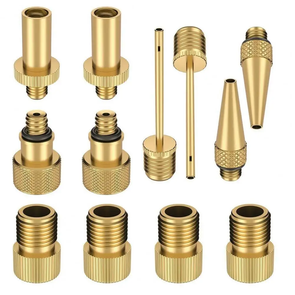 

21Pcs/Set Valve Adapter Set Lightweight Sturdy Convenient Compact Air Inflator Nozzle Kit for Bike