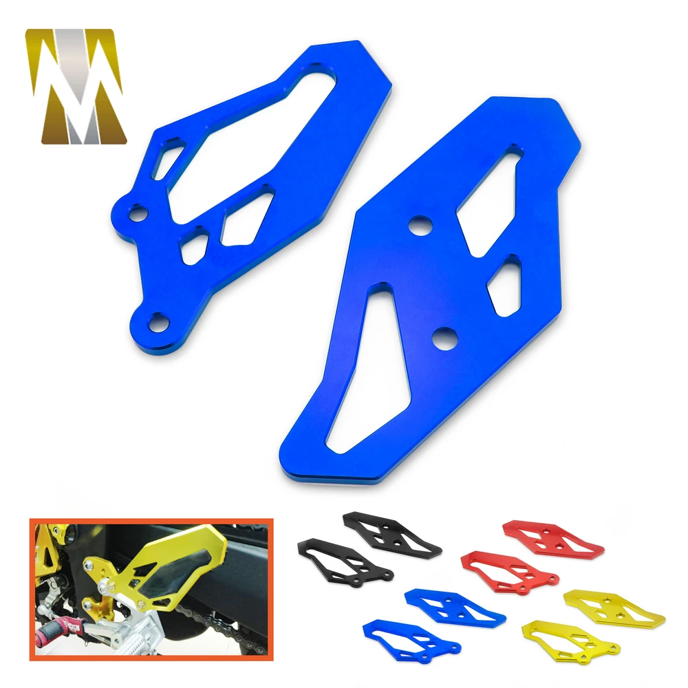 

Motorcycle Step Aluminum Foot Peg Footrest Guard Plate FOR YAMAHA YZF R3 ABS R25 MT 03 MT03 MT25 2013 2014 2015 2016 2017 2018