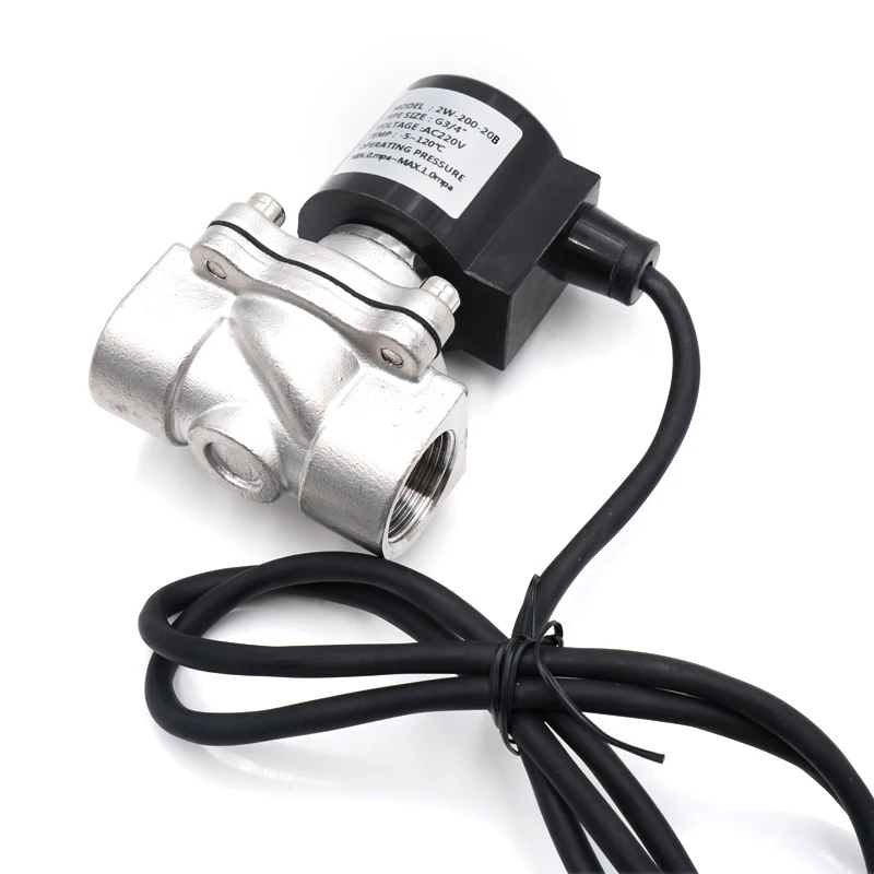 Водяной клапан водонепроницаемый Соленоидный подводный нормально закрытый