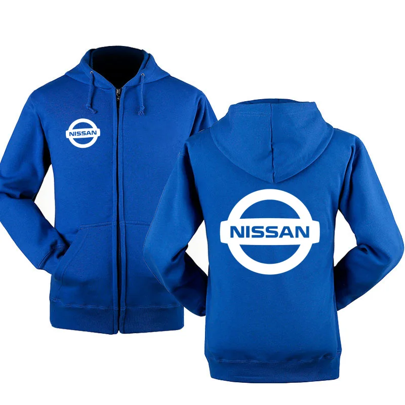 

Spring Autumn The New Men Hoodies Nissan Car Logo printing High Quality Cotton Solid color Crew neck Men's Hoodies Sweatshirt