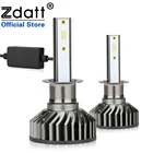 2 шт. Zdatt лампы H4 H1 H8 H11 H7 Led для автомобиля светильник 100W 6000K 20000LM 12V Turbo зэс 9005 9006 HB3 HB4 светодиодные лампы Автомобильные лампы