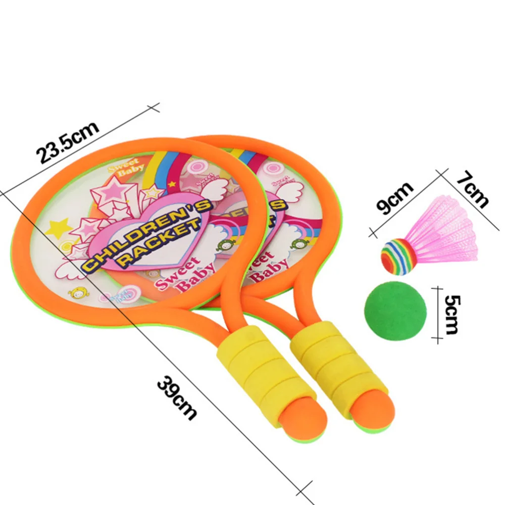 

1 Set Colored Badminton Racket Kids Training Outdoor Sports Leisure Toys Badminton Set for Kids Children Playing