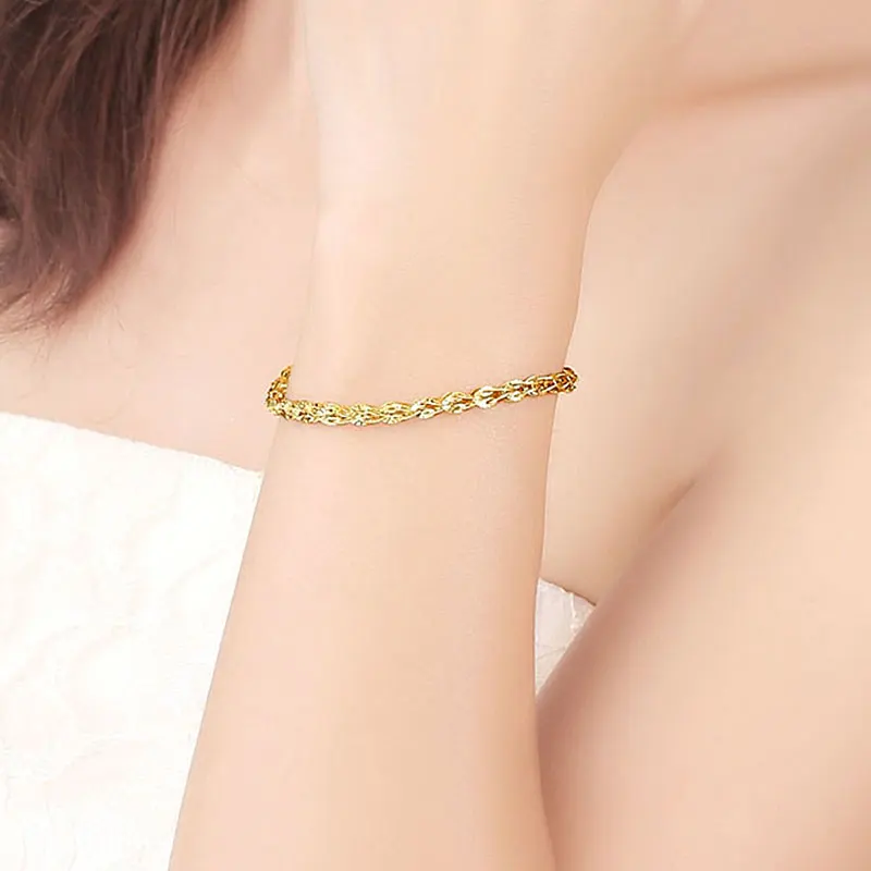 Женский блестящий браслет цепочка с цепочкой в виде хвоста Феникса из настоящего