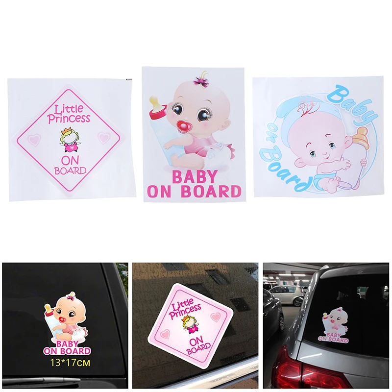 

Наклейка на автомобиль, ребенок на борту, предупреждающие надписи, с присоской для автомобиля, наклейка на окно автомобиля, аксессуары для с...
