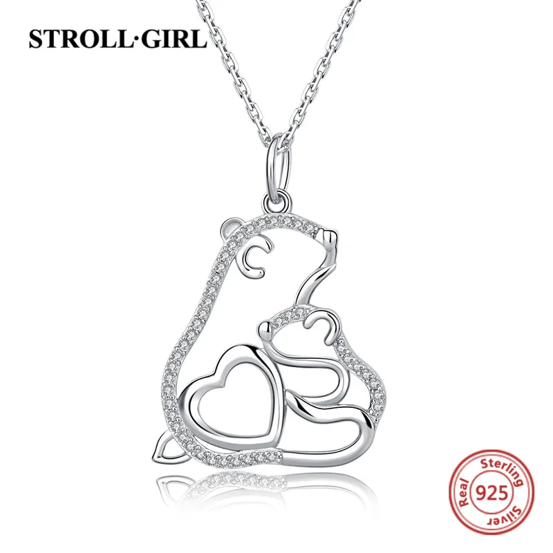 Strollgirl 925 стерлингового серебра мама и сын с узором из сердечек изображением