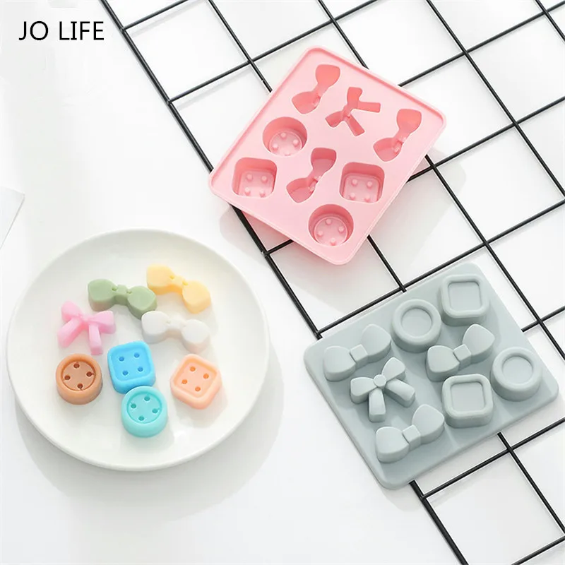 Креативная мультяшная пуговица JO LIFE в форме банта силиконовый инструмент для