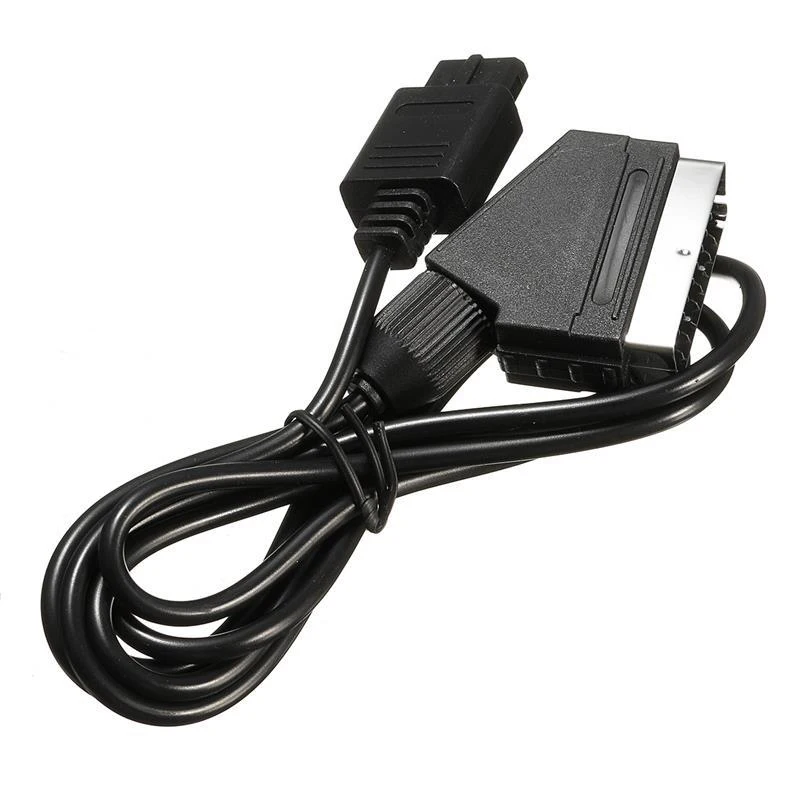 1 8 м RGB Scart AV кабель для Super Famicom SNES N64 Gamecube NGC аудио видеокабели шнур свинцовый
