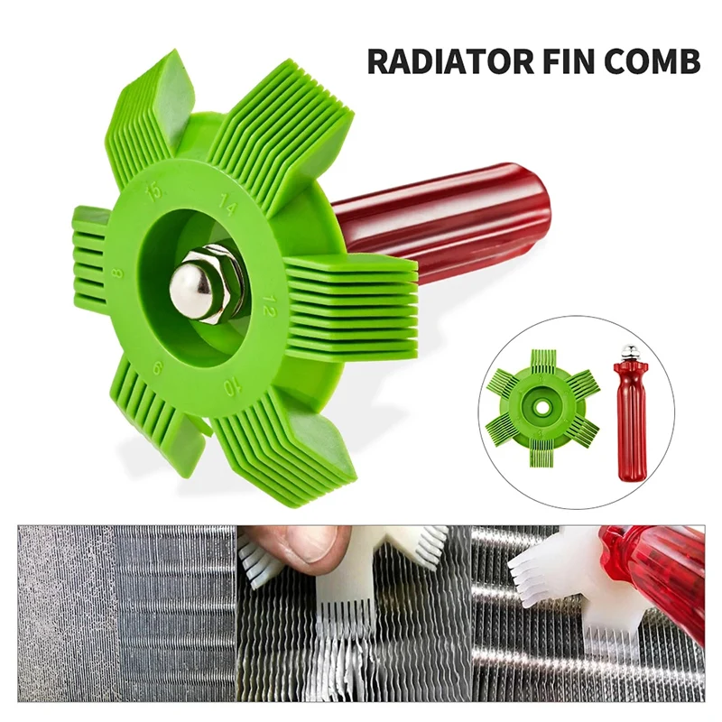 

Radiator Comb Evaporator Air Conditioning Tools Fin A/C Radiator Condenser Coil Comb Repair Comb Auto Cooling Tool Cleaning Tool
