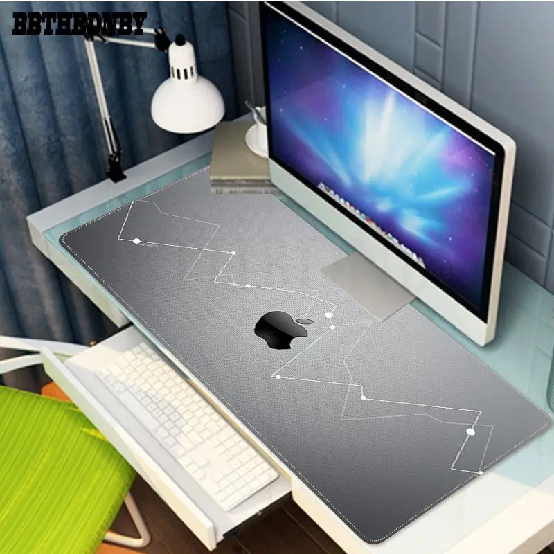 

BBTHBDNBY Apple Logo Simple Design Rubber PC Computer Gaming mousepad Size for Cs Go LOL Game Player PC Computer Laptop