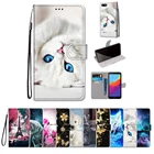 Флип-чехол из искусственной кожи для Huawei Y5 Y5 Prime 2018 Y5 2019, чехол с рисунком для Huawei Honor 7S 8S Play 7, чехол