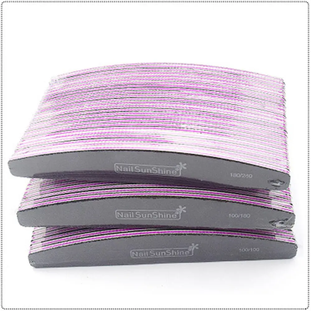 80/100/150/180/240/320 профессиональные пилки для ногтей шлифовальный буфер моющиеся
