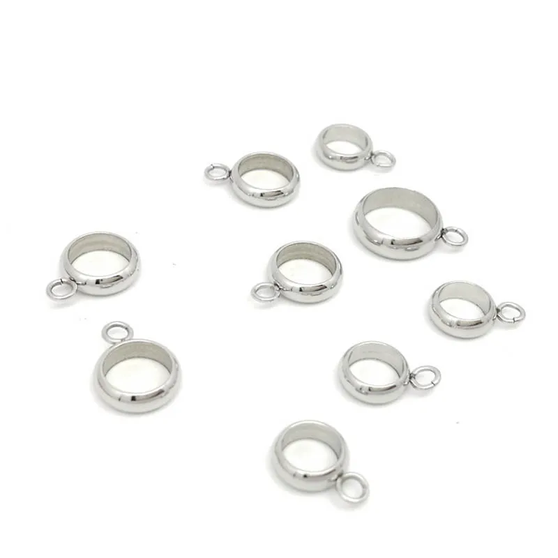 10 шт./лот из нержавеющей стали Septa разделитель соединитель для бисера Шарм