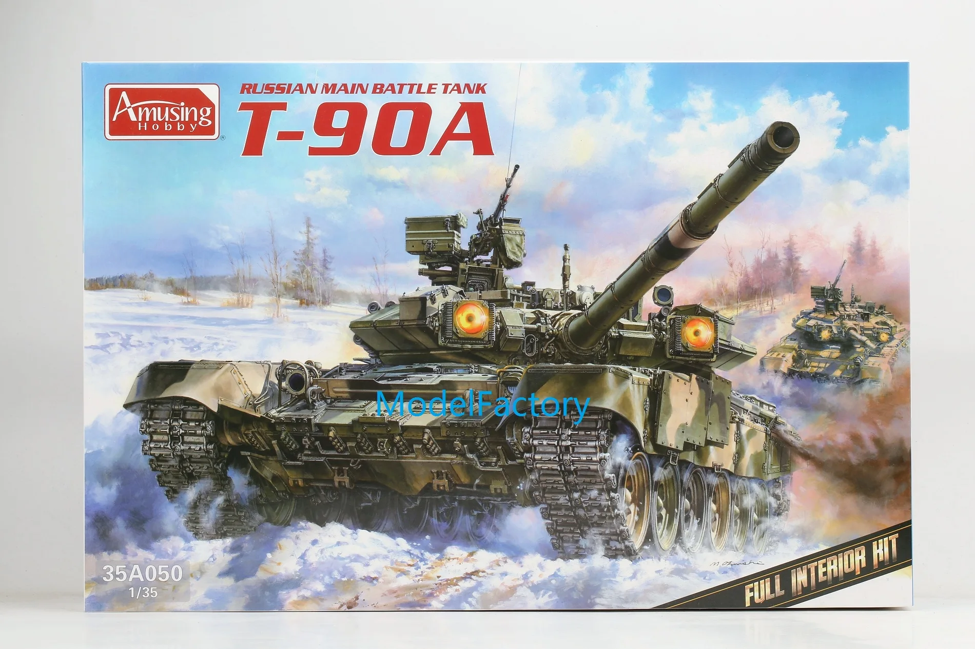 

Amusing Hobby 35A050 1/35, русский основной боевой танк T-90A w // полный комплект для интерьера-набор моделей в масштабе
